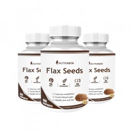 Nutripath Flax Seed Extract- 3 Bottle 